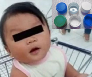 Bé 8 tháng tuổi mất mạng chỉ vì chiếc nắp chai nước "sát nhân"