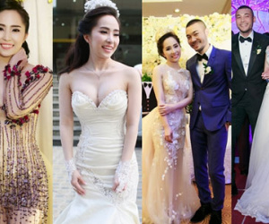 Những chiếc váy cưới "đắt sắt ra miếng" của sao Việt