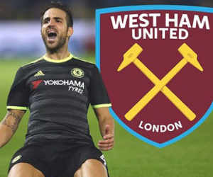 West Ham định gây sốc với Cesc Fabregas