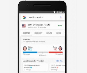 Google sẽ có kết quả bầu cử Tổng thống Mỹ sớm nhất