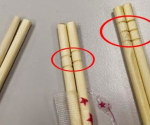 Sự thật về những vòng tròn khắc trên đũa dùng một lần