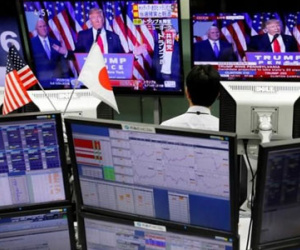 Chứng khoán toàn cầu tăng điểm sau khi Trump đắc cử