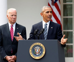 Nhân viên Nhà Trắng bật khóc khi ông Obama phát biểu sau bầu cử