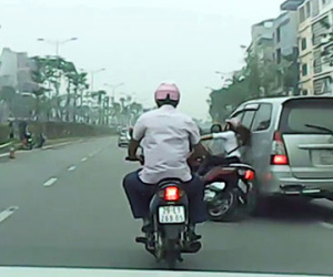 Xác định danh tính chủ xe Innova gây tai nạn trên đường Võ Chí Công