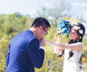 Ảnh cưới lãng mạn khiến ai cũng xuýt xoa trong ngày đông lạnh giá
