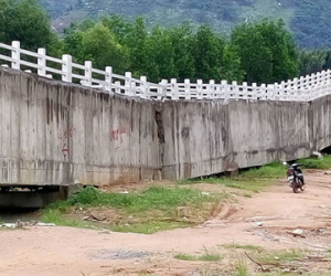 Cầu máng sông Dinh 3 sập do thiết kế, thi công