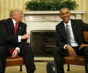 Nhà Trắng bác tin vợ chồng Obama hủy chụp ảnh chung với nhà Trump