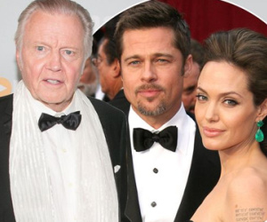 Bố Angelina Jolie buồn chuyện ly hôn của con gái với Brad Pitt