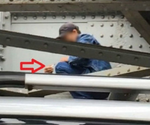 Hãi hùng cảnh những con nghiện tiêm chích giữa ban ngày ở cầu Long Biên