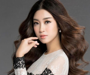 Hoa hậu Mỹ Linh làm "nàng thơ" trong bộ sưu tập váy