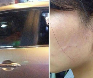 Đại gia dừng ô tô, tát vào mặt thiếu nữ?