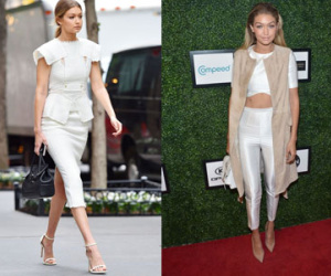 Gigi Hadid trẻ trung với xu hướng matchy-matchy