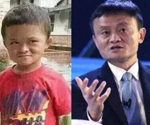 Cậu bé nghèo đổi đời nhờ giống hệt tỷ phú Jack Ma