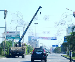 Hải Phòng dỡ bỏ hệ thống đèn nghệ thuật hơn 24 tỷ đồng