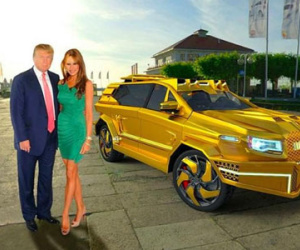 Loá mắt trước siêu xe bọc vàng dành riêng cho Trump nhậm chức
