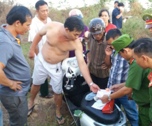 Bàng hoàng phát hiện thi thể nữ nhân viên tử vong dưới hồ suối Cam