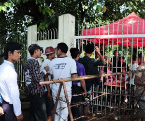 Myanmar vs Việt Nam: Cổ động viên chủ nhà tụ tập từ sớm