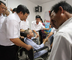 Nước mắt ân tình trong cuộc hội ngộ của cựu binh Gạc Ma