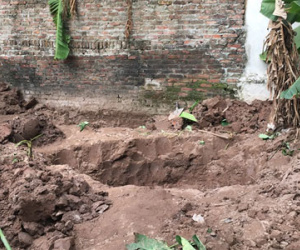 Hiện trường nơi phát hiện thi thể 2 bé gái trong nhà kẻ hiếp dâm
