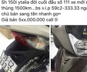 Một xe máy Honda SH đời cũ đổi được hai "xế hộp"?
