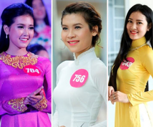 10 gương mặt ở khu vực miền Nam vào chung kết "Nữ sinh Việt Nam duyên dáng"