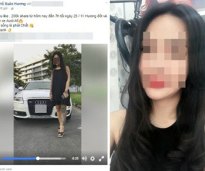 Hot girl hứa đập nát siêu xe nếu đủ triệu like, nhưng hóa ra là xe đi mượn?