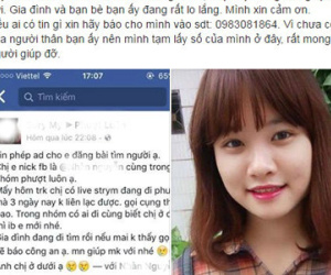 Nữ sinh xinh đẹp mất tích khi đi phượt cùng người lạ: Điềm báo từ đoạn hội thoại lạ trên Facebook