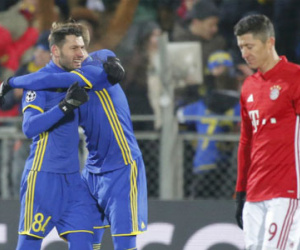 Bayern thua ngược trên đất Nga tại Champions League