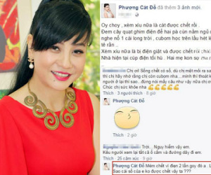 Cát Phượng hoảng sợ khi suýt bị điện giật chết