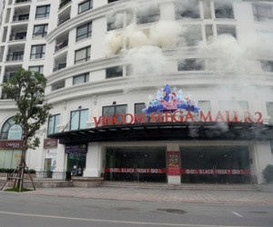 Hà Nội: Diễn tập chữa cháy, hàng trăm người chạy khỏi khu đô thị hoàng gia Royal City