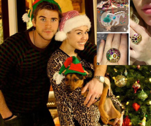 Miley Cyrus vui sướng khi được bạn trai tặng chiếc nhẫn lớn