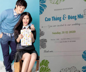 Sự thực phía sau thiệp mời đám cưới của Đông Nhi – Ông Cao Thắng