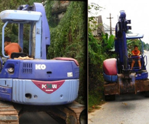 Sự thật cháu bé 8 tuổi lái máy xúc ở Hưng Yên