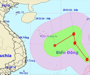 Bão Tokage mạnh cấp 10, giật cấp 11 gây mưa lớn khu vực miền Trung