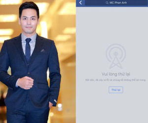 MC Phan Anh bất ngờ khóa trang cá nhân