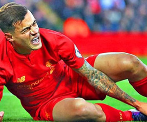 Coutinho không bị gãy xương, nhưng nguy cơ đứt dây chằng