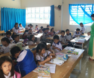 Hàng trăm học sinh tiểu học Sóc Trăng chưa đọc, viết thành thạo