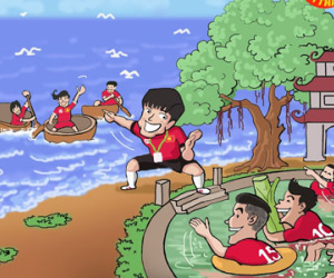 Hí họa Việt Nam vào bán kết AFF Cup với thành tích lịch sử