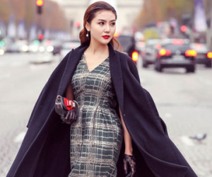 Ngọc Duyên mặc thanh lịch dạo chơi ở Paris