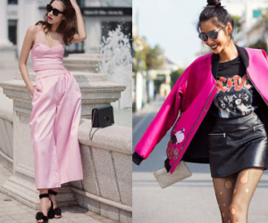 Loạt fashionista Việt chuộng sắc hồng trong street style