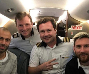 Messi sử dụng chiếc máy bay bị rơi vài tuần trước tai nạn