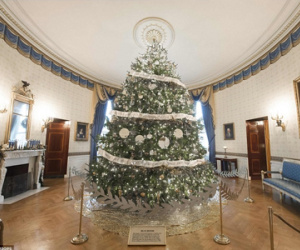 Nhà Trắng rộn ràng Giáng sinh cuối cùng của gia đình Obama