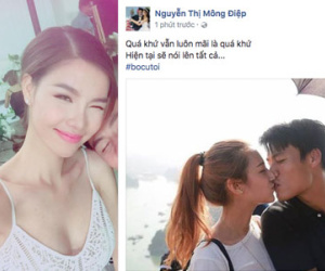 Kỳ Hân lên tiếng về bức ảnh Mạc Hồng Quân say đắm "khoá môi" tình cũ