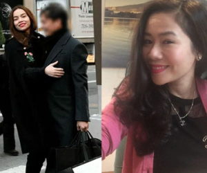 Vợ đại gia kim cương có phản ứng khác thường khi chồng vui vẻ bên Hà Hồ ở Mỹ