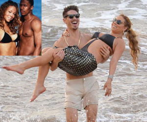Chồng cũ chạnh lòng khi Mariah Carey được bồ mới bồng bế
