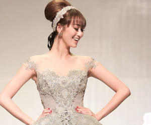 Khánh My mặc váy cưới khoe vẻ đẹp ngọt ngào