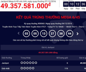 Hôm nay, có tiếp tục xuất hiện người trúng độc đắc xổ số Vietlott?