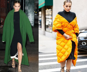 Rita Ora thay 5 trang phục sành điệu trong một ngày