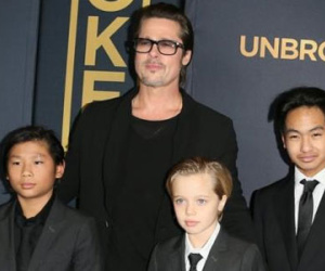 Brad Pitt cố gắng hàn gắn tình cảm với Pax Thiên và Maddox