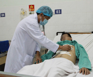 Cứu kịp bệnh nhân quá say không biết vì sao bị đâm thủng tim